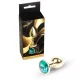 MyLove Toys Anál Plug Anatómiás, Fém, 7 cm zöld