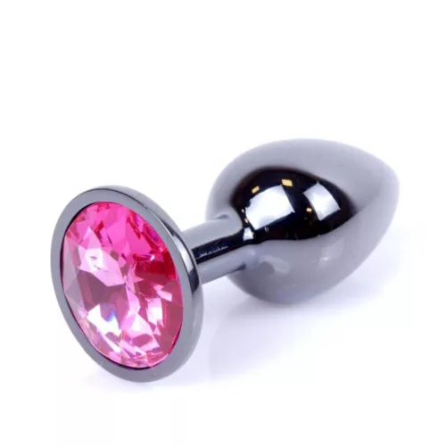 Anál plug Ékszeres, hűthető-fűthető 7 cm rózsaszín