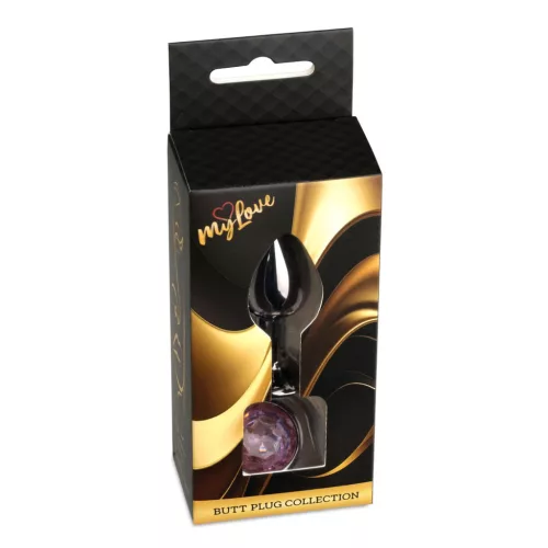 MyLove Toys Anál plug Anatómiás kialakítás 7 cm ezüst