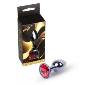 Anal plug Fém, hűthető, melegíthető 7 cm piros