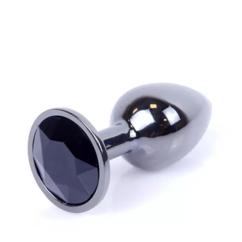 Metal Anál plug Hűthető, Melegíthető 7 cm fekete