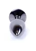 Metal Anál plug Hűthető, Melegíthető 7 cm fekete