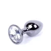 Mylove Toys Anál plug Fém, hűthető 7 cm sötét ezüst