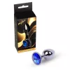 MyLove Toys Anál plug Hűthető, Melegíthető 7 cm sötétkék