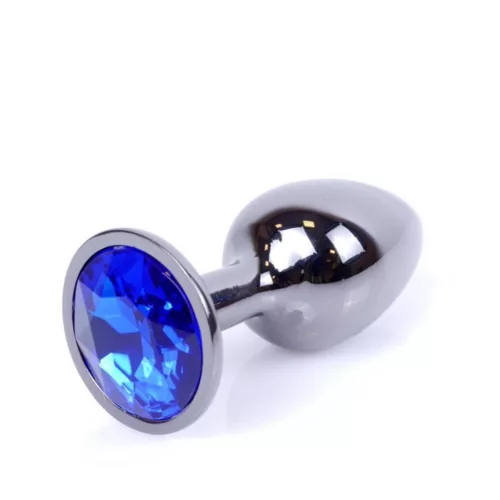 MyLove Toys Anál plug Hűthető, Melegíthető 7 cm sötétkék