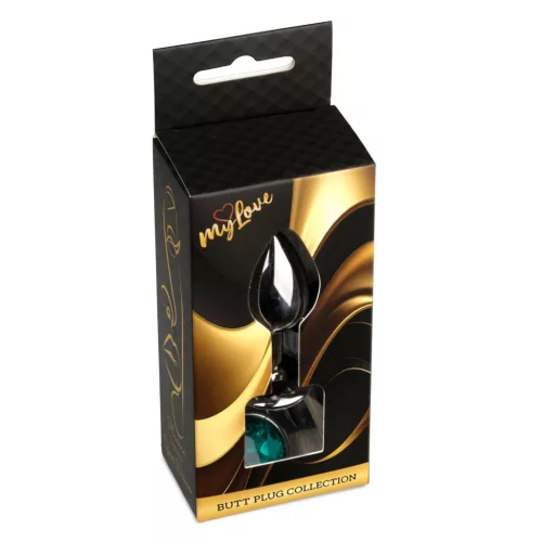 Mylove Toys Anál plug sötétezüst zöld