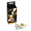 MyLove Toys Anál plug Golyós, elegáns, 7 cm arany színű