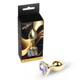 MyLove Toys Anál plug Golyós, elegáns, 7 cm arany színű