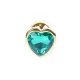 Anál plug Ékszerdísz, fém, hűthető-melegíthető 7 cm zöld