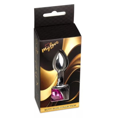 MyLove Toys Anál plug Bulbás, hűthető 7 cm rózsaszín