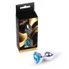 MyLove Toys Anál plug fém hűthető melegíthető 7 cm világoskék