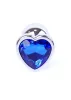 MyLove Toys Anál plug Fém hűthető 7 cm sötétkék