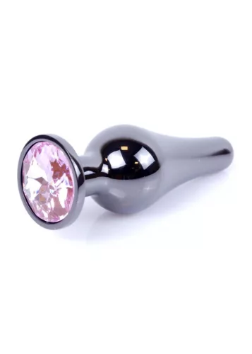MyLove Toys Anál plug Exkluzív fém gyönggyel 9,5 cm ezüst színű