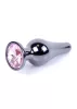 Plug-jewellery Anál plug Fém hűthető 9,5 cm sötétszürke