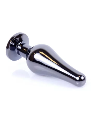 Anal plug Anatómiás, hűthető 9,5 cm piros ezüst