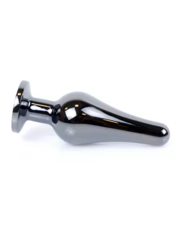 Anal plug Anatómiás, hűthető 9,5 cm piros ezüst