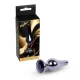 Mylove Toys Anál plug Fém, ékszeres 9,5 cm fekete