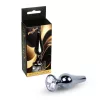 MyLove Toys Anál plug Anatómiás, ékszeres 9,5 cm ezüstszínű