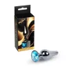 Mylove Toys Anál plug Fém, hűthető, 9,5 cm világoskék
