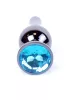 Mylove Toys Anál plug Fém, hűthető, 9,5 cm világoskék