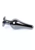 Anál plug Ékszeres, fém hűthető-melegíthető 9,5 cm sötétkék