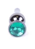 MyLove Toys Anál plug Fém, hűthető, 9,5 cm zöld
