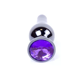   Anal plug Anatómiás formájú, két hőmérsékletű, 9,5 cm lila színű