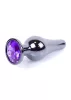 MyLove Toys Anál plug Kettős hűthető, melegíthető 9,5 cm lila