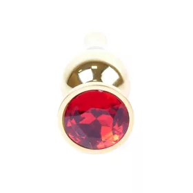 Plug-jewellery Anál plug Hűthető, Fűthető 9,5 cm piros