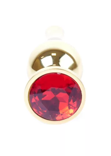 Plug-jewellery Anál plug Hűthető, Fűthető 9,5 cm piros
