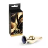 MyLove Toys Anál plug Fém, hűthető, fűthető 9,5 cm fekete