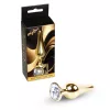 MyLove Toys Anál plug Fém, hűthető, 9,5 cm átmérő 3 cm átlátszó