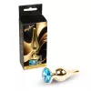 MyLove Toys Anál plug fém hűthető-melegíthető 9,5 cm világoskék