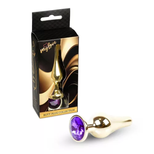 MyLove Toys Anál plug Hűthető, melegíthető 9,5 cm lila