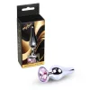 MyLove Toys Anál plug Fém, hűthető, elegáns 9,5 cm ezüst rosa