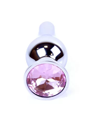 MyLove Toys Anál plug Fém, hűthető, elegáns 9,5 cm ezüst rosa