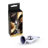 MyLove Toys Anál plug Fém, hűthető, anatómiai 9,5 cm fekete