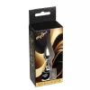 MyLove Toys Anál plug Fém, hűthető, anatómiai 9,5 cm fekete