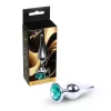 MyLove Toys Anál plug fém, ékszeres hűthető 9,5 cm zöld