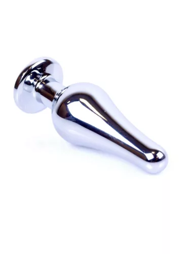 MyLove Toys Anál plug fém, ékszeres hűthető 9,5 cm zöld