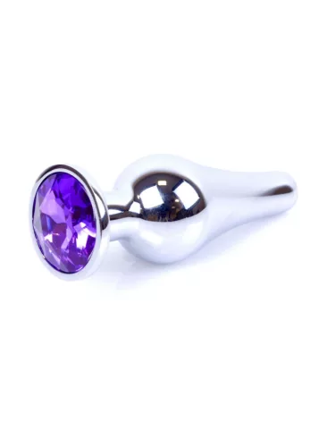 Anal plug fém hűthető melegíthető 9,5 cm lila