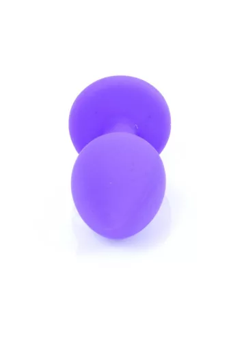 Szexjáték Anál plug Szilikon, díszített 7 cm piros