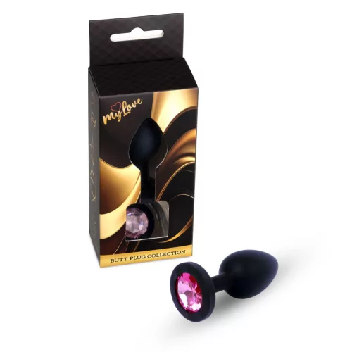 Mylove Toys Anál plug Szilikon, sima felület 7 cm fekete