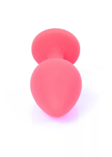 Mylove Toys Anál plug Szilikon, díszített 8 cm piros közepes
