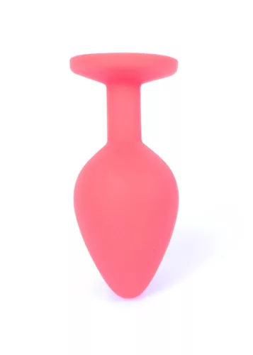 Mylove Toys Anál plug Szilikon, díszített 8 cm piros közepes