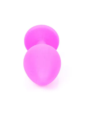 Mylove Toys Anál plug Szilikon, ékszeres 8 cm rózsaszín közepes