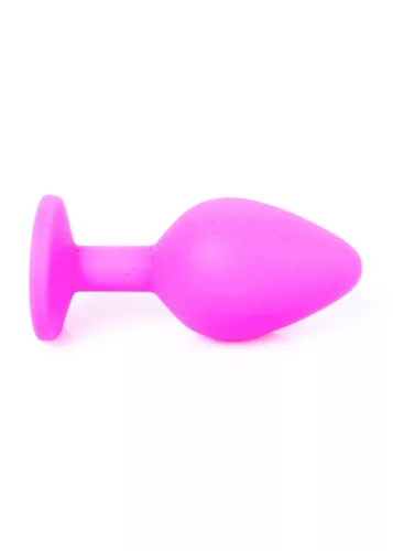 Mylove Toys Anál plug Szilikon, ékszeres 8 cm rózsaszín közepes