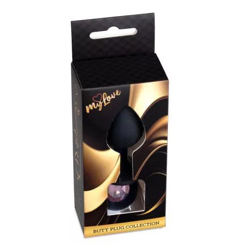 Mylove Toys Anál plug Szilikon, közepes méret fekete