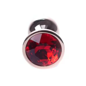  Anál plug Bulbás, fém hűthető-melegíthető 7 cm piros arany