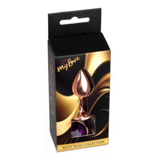 MyLove Toys Anál dugó Elegáns, hűthető 7 cm lila